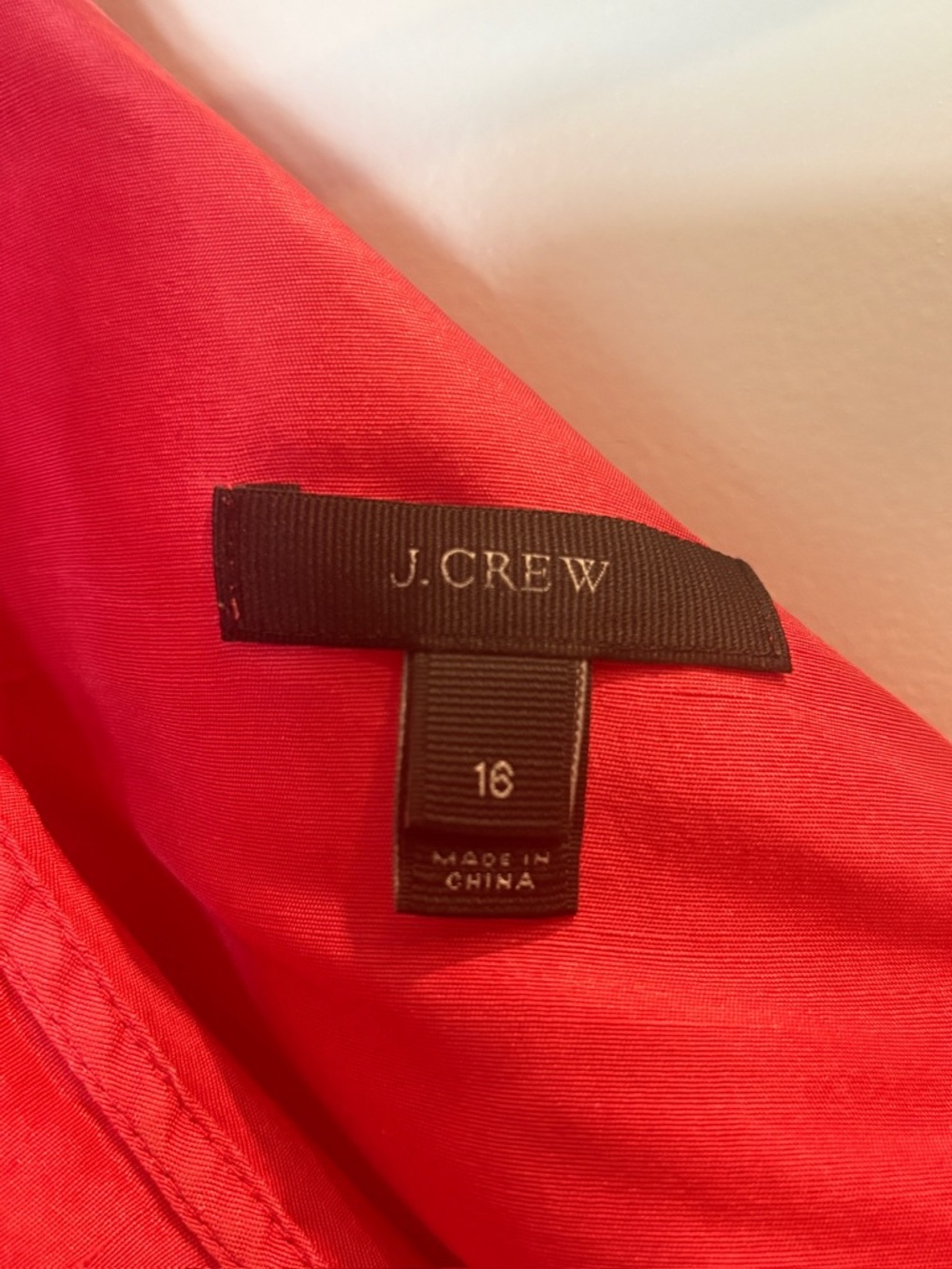 One-Shoulder Ruffle Red Satin Top - Picture 2 of 3
